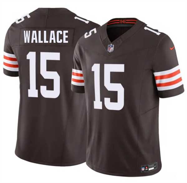 Men%27s Cleveland Browns #15 Tylan Wallace Brown 2026 F.U.S.E. Vapor Limited Stitched Jersey Dzhi->cleveland browns->NFL Jersey