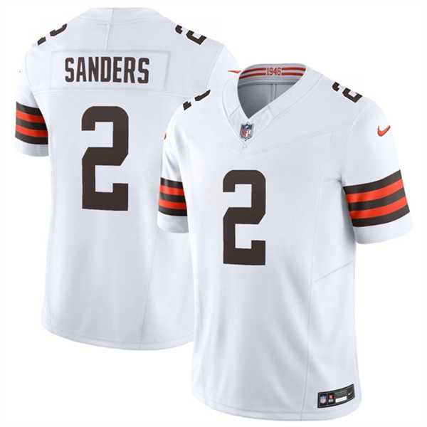 Men%27s Cleveland Browns #2 Shedeur Sanders White 2026 F.U.S.E. Vapor Limited Stitched Jersey Dzhi->cleveland browns->NFL Jersey
