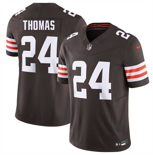 Men%27s Cleveland Browns #24 Daniel Thomas Brown 2026 F.U.S.E. Vapor Limited Stitched Jersey Dzhi->cleveland browns->NFL Jersey