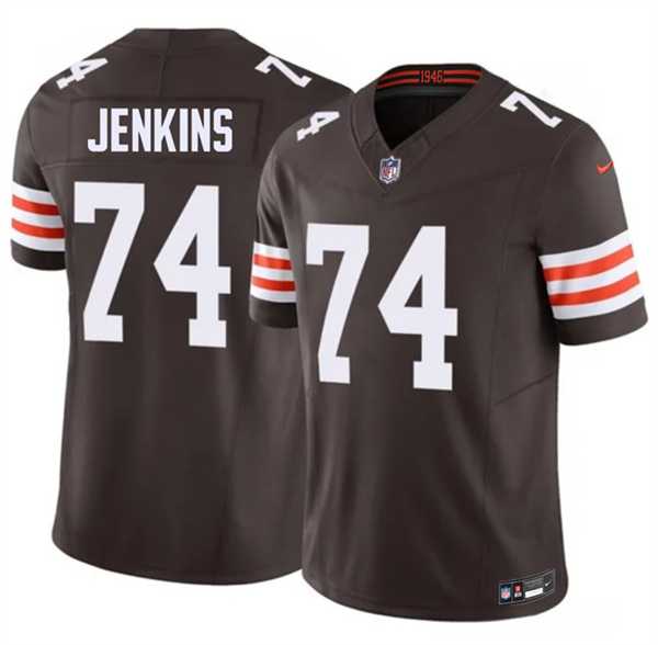 Men%27s Cleveland Browns #74 Elgton Jenkins Brown 2026 F.U.S.E. Vapor Limited Stitched Jersey Dzhi->cleveland browns->NFL Jersey