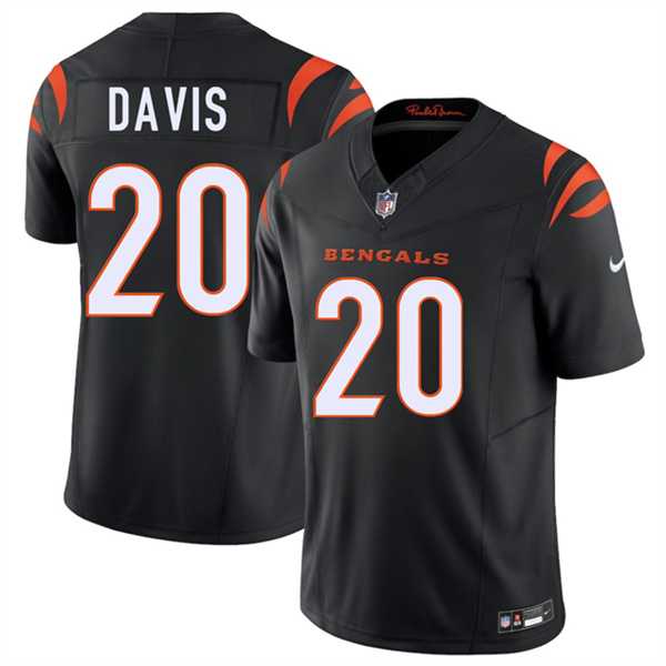 Men%27s Cincinnati Bengals #20 Tacario Davis Black 2026 Draft F.U.S.E. Vapor Untouchable Limited Stitched Jersey Dzhi->cincinnati bengals->NFL Jersey