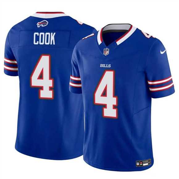 Men%27s Buffalo Bills #4 James Cook Blue 2023 F.U.S.E. Vapor Untouchable Limited Stitched Jersey Dzhi->buffalo bills->NFL Jersey