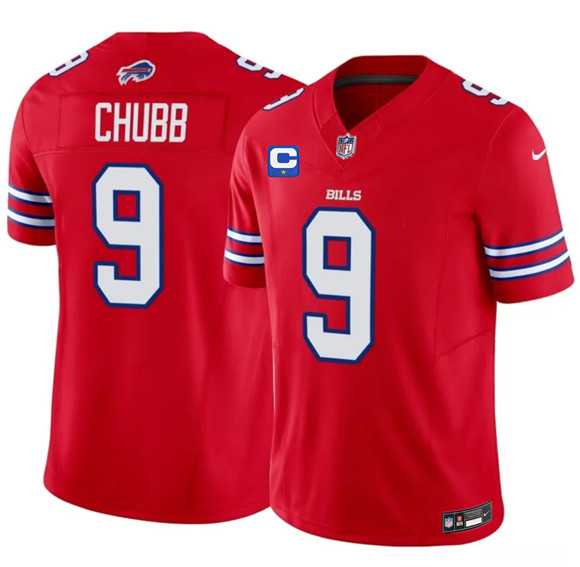 Men%27s Buffalo Bills #9 Bradley Chubb Red 2026 F.U.S.E. 1-Star C Patch Vapor Untouchable Limited Stitched Jersey Dzhi->buffalo bills->NFL Jersey