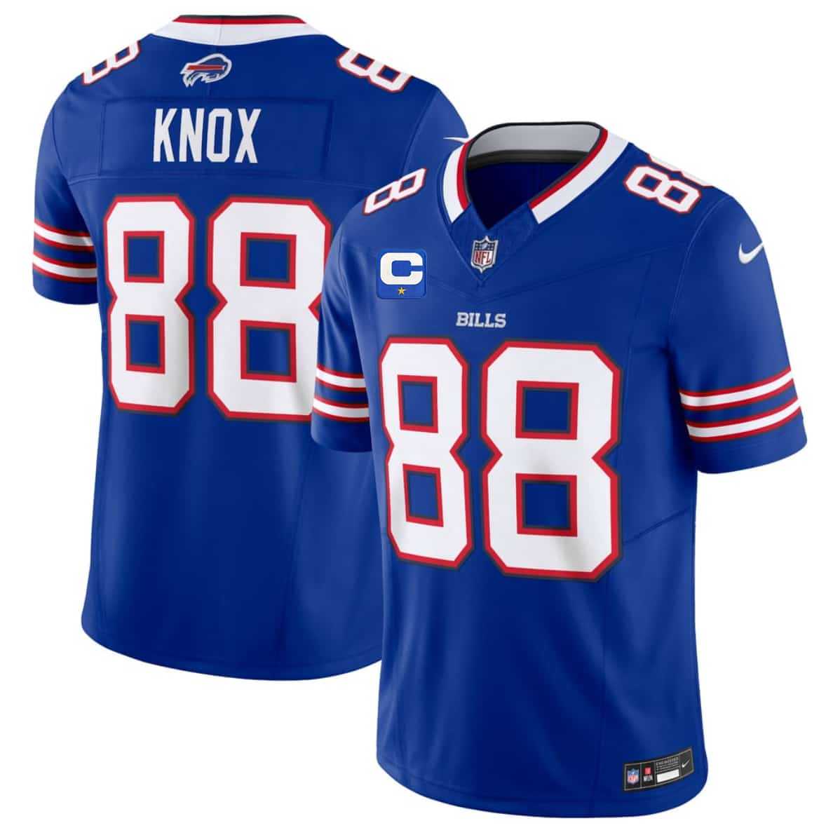 Men%27s Buffalo Bills #88 Dawson Knox Blue 2026 F.U.S.E. With 1-Star C Patch Vapor Untouchable Limited Stitched Jersey Dzhi->buffalo bills->NFL Jersey
