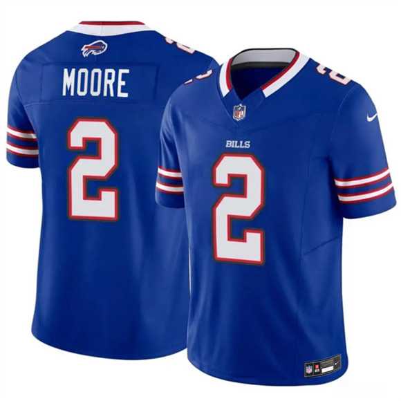 Men%27s Buffalo Bills #2 D.J. Moore Blue 2026 F.U.S.E. Vapor Untouchable Limited Stitched Jersey Dzhi->buffalo bills->NFL Jersey