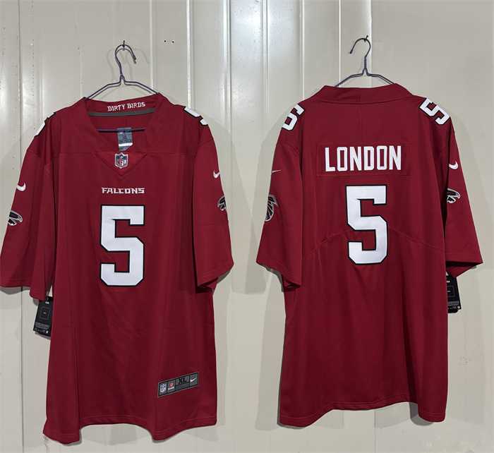 Men%27s Atlanta Falcons #5 Drake London Red 2026 New Vapor Untouchable Limited Stitched Jersey->washington commanders->NFL Jersey