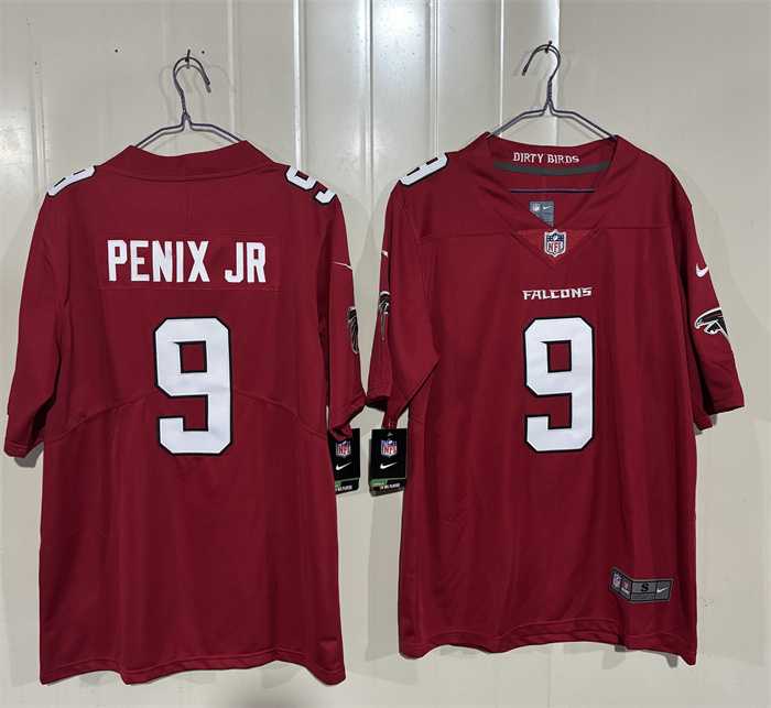 Men%27s Atlanta Falcons #9 Michael Penix Jr. Red 2026 New Vapor Untouchable Limited Stitched Jersey->atlanta falcons->NFL Jersey