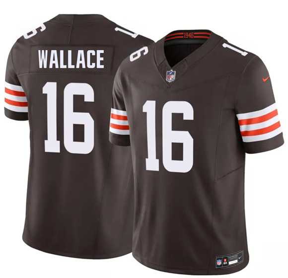 Men%27s Cleveland Browns #16 Tylan Wallace Brown 2026 F.U.S.E. Vapor Limited Stitched Jersey Dzhi->cleveland browns->NFL Jersey