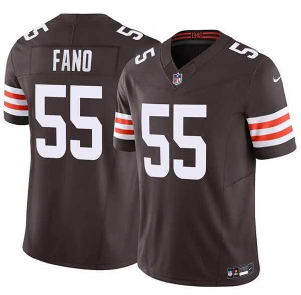 Men%27s Cleveland Browns #55 Spencer Fano Brown 2026 Draft F.U.S.E. Vapor Limited Stitched Jersey Dzhi->dallas cowboys->NFL Jersey