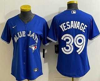 Women%27s Toronto Blue Jays #39 Trey Yesavage Blue Cool Base Jersey->mlb womens jerseys->MLB Jersey