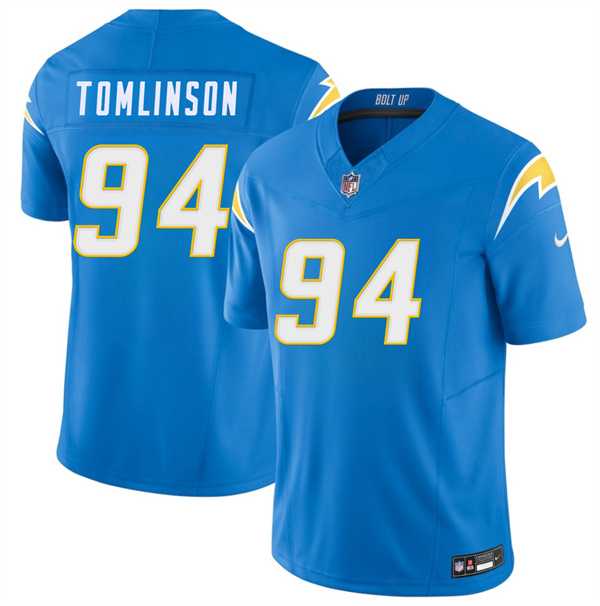 Mens Los Angeles Chargers #94 Dalvin Tomlinson Blue 2026 F.U.S.E. Vapor Limited Stitched Jersey Dzhi->los angeles chargers->NFL Jersey