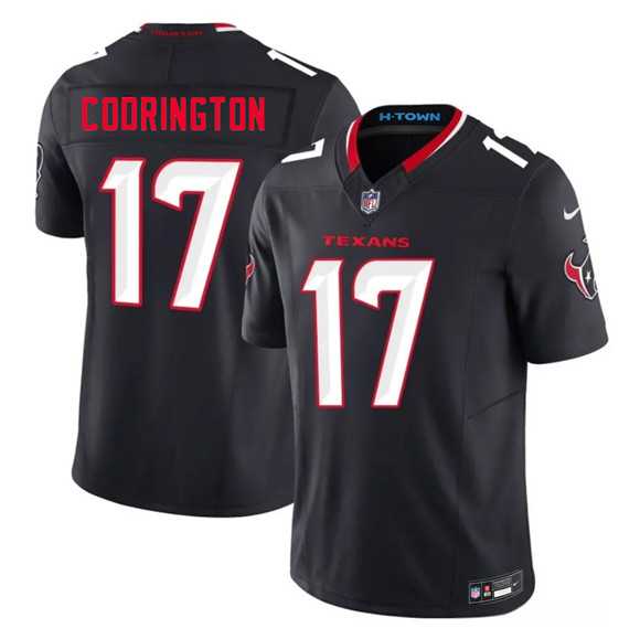 Men%27s Houston Texans #17 Brandon Codrington Navy 2nd Alternate 2026 F.U.S.E. Vapor Limited Stitched Jersey Dzhi->detroit lions->NFL Jersey