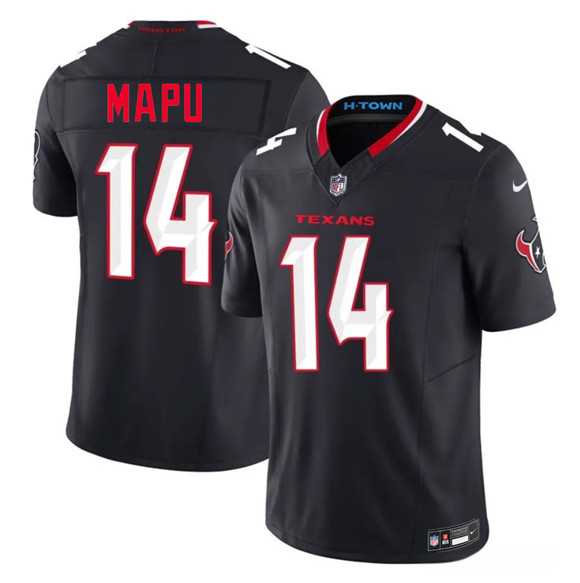 Men%27s Houston Texans #14 Marte Mapu Navy 2nd Alternate 2026 F.U.S.E. Vapor Limited Stitched Jersey Dzhi->detroit lions->NFL Jersey