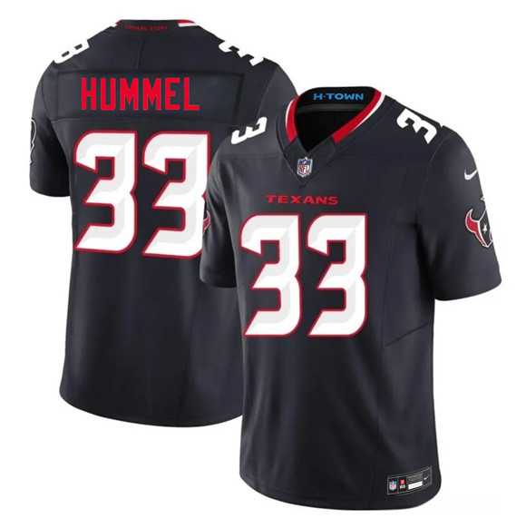 Men%27s Houston Texans #33 Jake Hummel Navy 2nd Alternate 2026 F.U.S.E. Vapor Limited Stitched Jersey Dzhi->houston texans->NFL Jersey