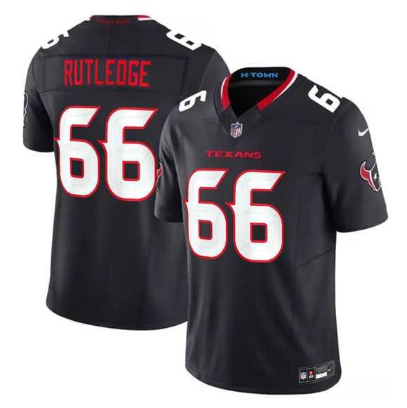 Men%27s Houston Texans #66 Keylan Rutledge Navy 2nd Alternate 2026 F.U.S.E. Vapor Limited Stitched Jersey Dzhi->houston texans->NFL Jersey