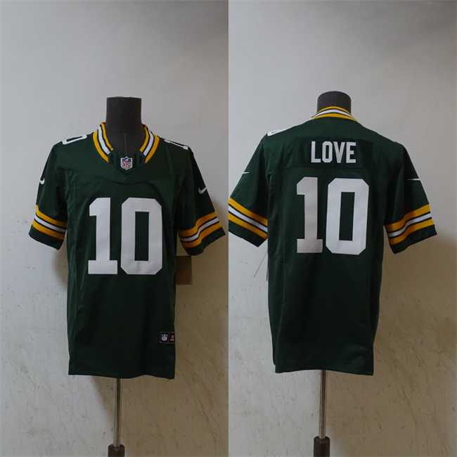 Men%27s Green Bay Packers #10 Jordan Love Green Vapor 2024 F.U.S.E. Limited Stitched Jersey->new york giants->NFL Jersey