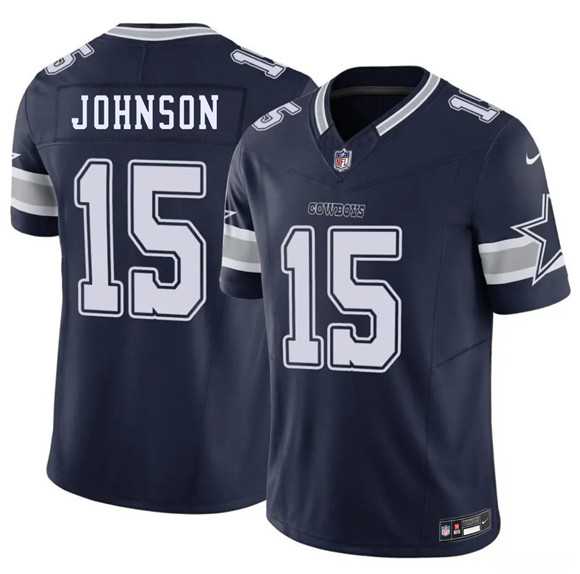 Men%27s Dallas Cowboys #15 Manuel Johnson Navy 2026 F.U.S.E. Vapor Untouchable Limited Stitched Jersey Dzhi->dallas cowboys->NFL Jersey