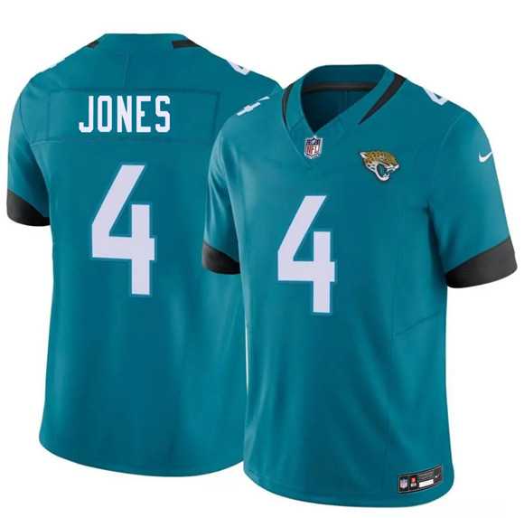 Men%27s Jacksonville Jaguars #4 Jarrian Jones Teal 2026 F.U.S.E. Vapor Untouchable Limited Stitched Jersey Dzhi->jacksonville jaguars->NFL Jersey