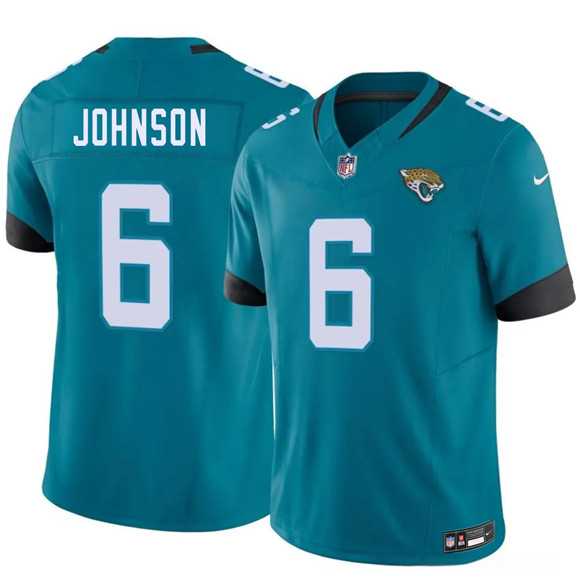 Men%27s Jacksonville Jaguars #6 Antonio Johnson Teal 2026 F.U.S.E. Vapor Untouchable Limited Stitched Jersey Dzhi->jacksonville jaguars->NFL Jersey