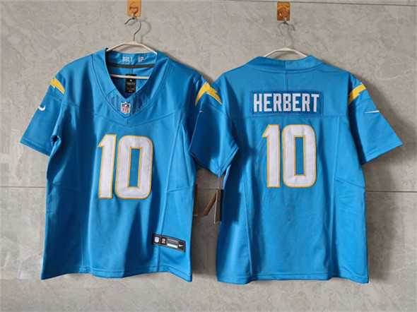 Women%27s Los Angeles Chargers #10 Justin Herbert Blue 2025 F.U.S.E. Alternate Vapor Limited Stitched Jersey->new york giants->NFL Jersey
