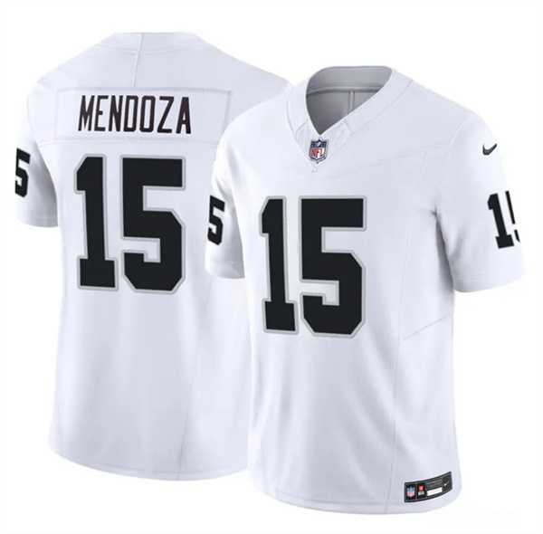 Men%27s Las Vegas Raiders #15 Fernando Mendoza White 2026 Draft F.U.S.E. Vapor Untouchable Limited Stitched Jersey Dzhi->jacksonville jaguars->NFL Jersey