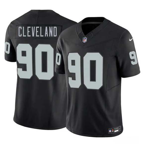 Men%27s Las Vegas Raiders #90 Brandon Cleveland Black 2026 F.U.S.E. Vapor Untouchable Limited Stitched Jersey Dzhi->las vegas raiders->NFL Jersey