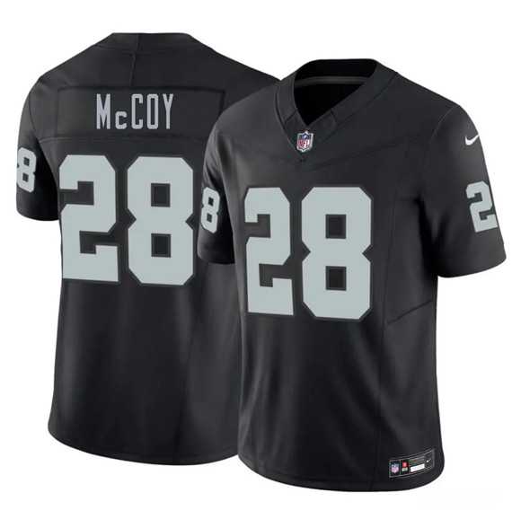 Men%27s Las Vegas Raiders #28 Jermod McCoy Black 2026 F.U.S.E. Vapor Untouchable Limited Stitched Jersey Dzhi->las vegas raiders->NFL Jersey