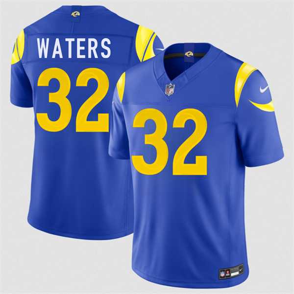 Men%27s Los Angeles Rams #32 Jordan Waters Royal 2026 F.U.S.E. Vapor Limited Stitched Jersey Dzhi->los angeles rams->NFL Jersey
