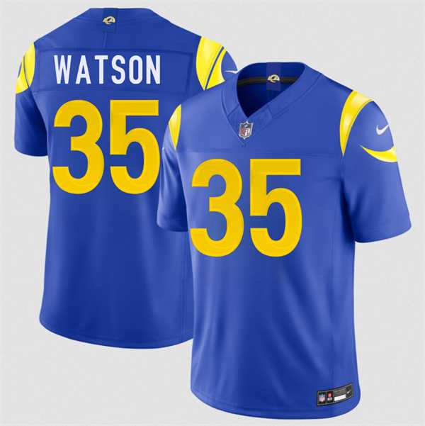 Men%27s Los Angeles Rams #35 Jaylen Watson Royal 2026 F.U.S.E. Vapor Limited Stitched Jersey Dzhi->los angeles rams->NFL Jersey