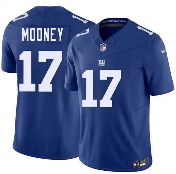Mens New York Giants #17 Darnell Mooney Blue 2026 F.U.S.E. Vapor Untouchable Limited Stitched Jersey Dzhi->new york giants->NFL Jersey