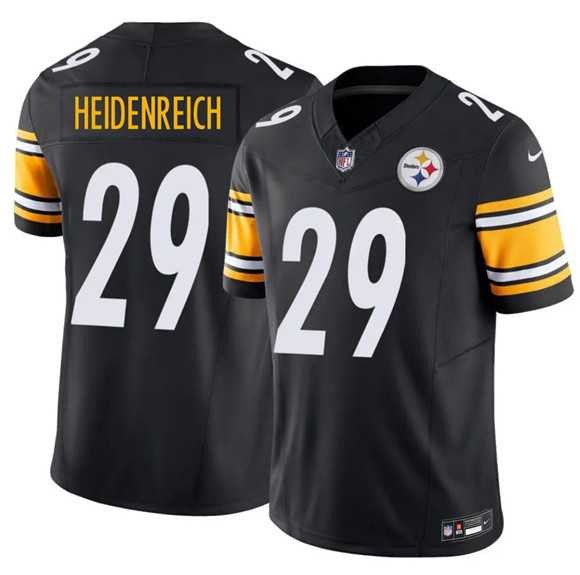 Men%27s Pittsburgh Steelers #29 Eli Heidenreich Black 2026 Draft F.U.S.E. Vapor Limited Stitched Jersey Dzhi->philadelphia eagles->NFL Jersey