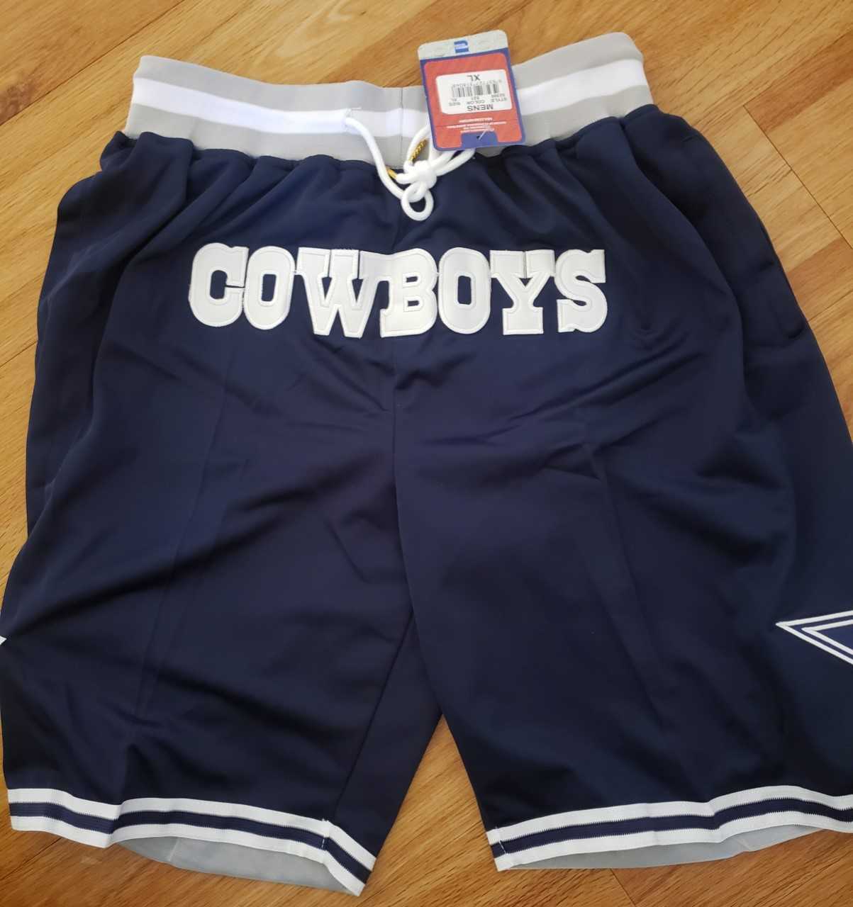 Men%27s Dallas Cowboys Navy Blue Just Don Shorts (Run Small)->cleveland browns->NFL Jersey
