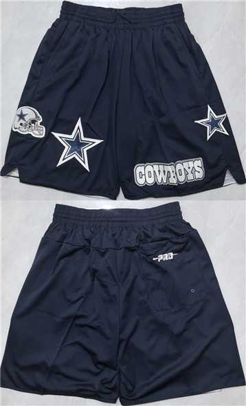 Men%27s Dallas Cowboys Navy Shorts (Run Small)->cleveland browns->NFL Jersey