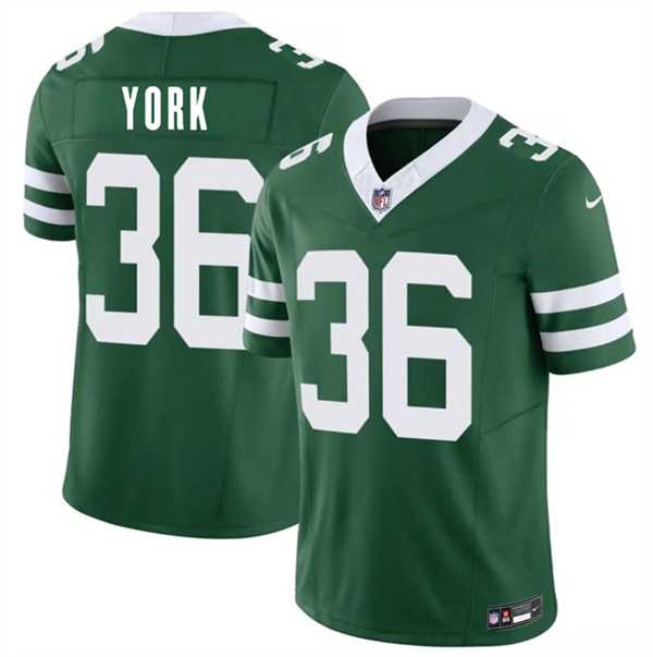 Men%27s New York Jets #36 Cade York Green 2026 F.U.S.E. Vapor Untouchable Limited Stitched Jersey Dzhi->new york jets->NFL Jersey