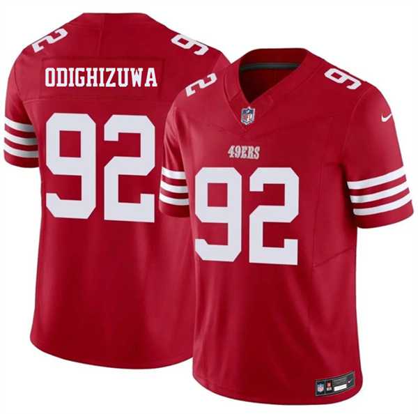 Men%27s San Francisco 49ers #92 Osa Odighizuwa Red 2026 F.U.S.E. Vapor Untouchable Limited Stitched Jersey Dzhi->san francisco 49ers->NFL Jersey