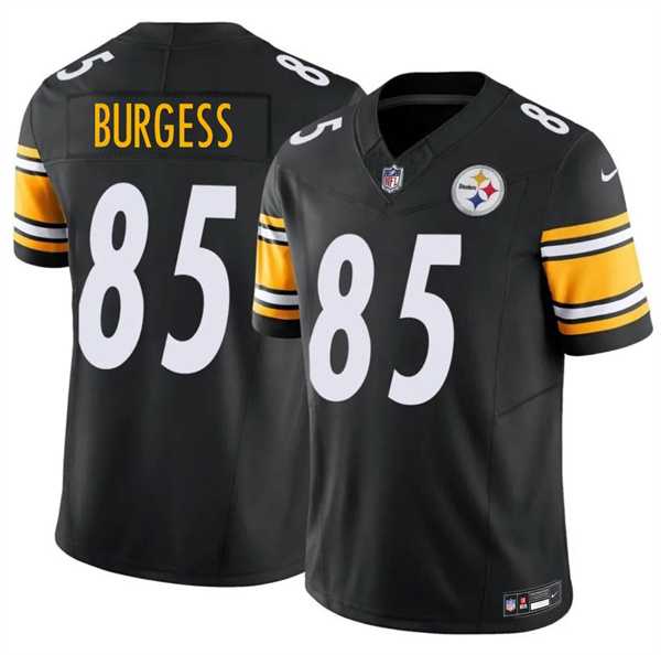 Men%27s Pittsburgh Steelers #85 Cole Burgess Black 2026 F.U.S.E. Vapor Limited Stitched Jersey Dzhi->new york jets->NFL Jersey