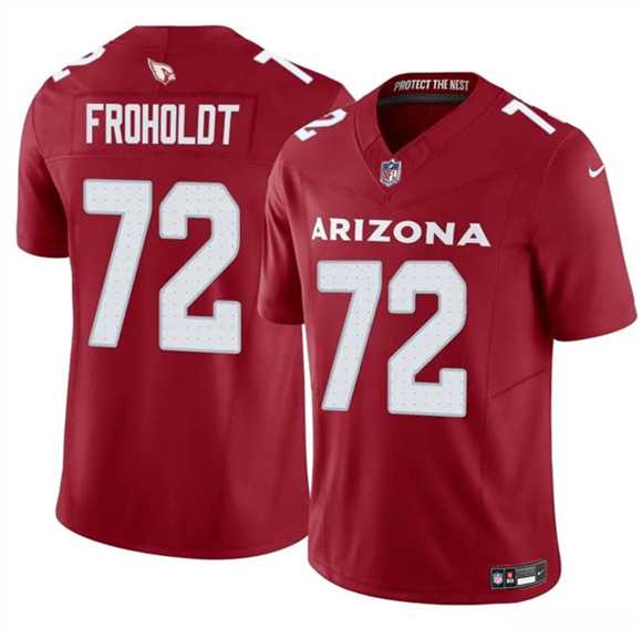 Men%27s Arizona Cardinals #72 Hjalte Froholdt Red 2025 F.U.S.E. Vapor Untouchable Limited Stitched Jersey Dzhi->atlanta falcons->NFL Jersey