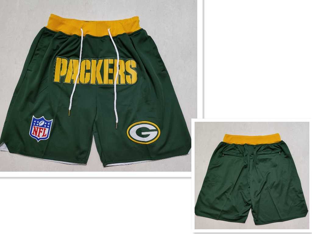Men%27s Green Bay Packers Green Just Don Swingman Shorts (Run Small)->kansas city chiefs->NFL Jersey