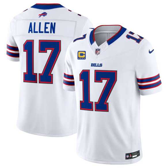 Men%27s Buffalo Bills #17 Josh Allen White 2026 F.U.S.E. With 4-Star C Patch Vapor Untouchable Limited Stitched Jersey Dzhi->mlb youth jerseys->MLB Jersey
