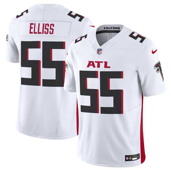 Mens Atlanta Falcons #55 Kaden Elliss White 2025 F.U.S.E. Vapor Untouchable Limited Stitched Jersey Dzhi->atlanta falcons->NFL Jersey