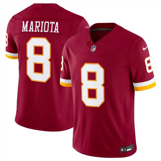 Men%27s Washington Commanders #8 Marcus Mariota Burgundy 2026 F.U.S.E. Vapor Limited Stitched Jersey Dzhi->washington commanders->NFL Jersey
