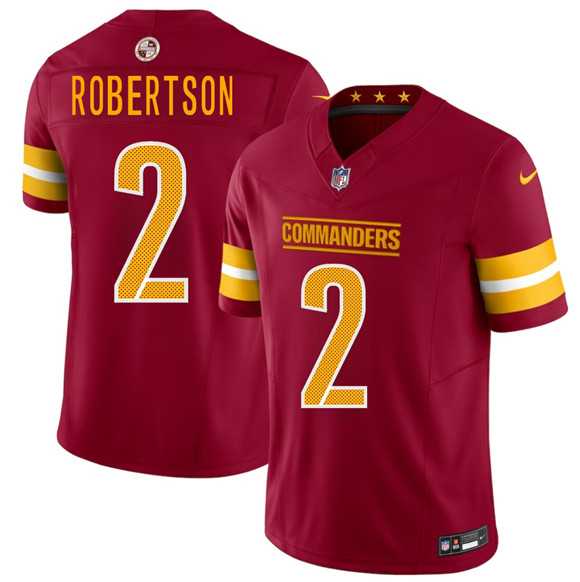 Men%27s Washington Commanders #2 Amik Robertson Burgundy F.U.S.E. Vapor Limited Stitched Jersey Dzhi->washington commanders->NFL Jersey