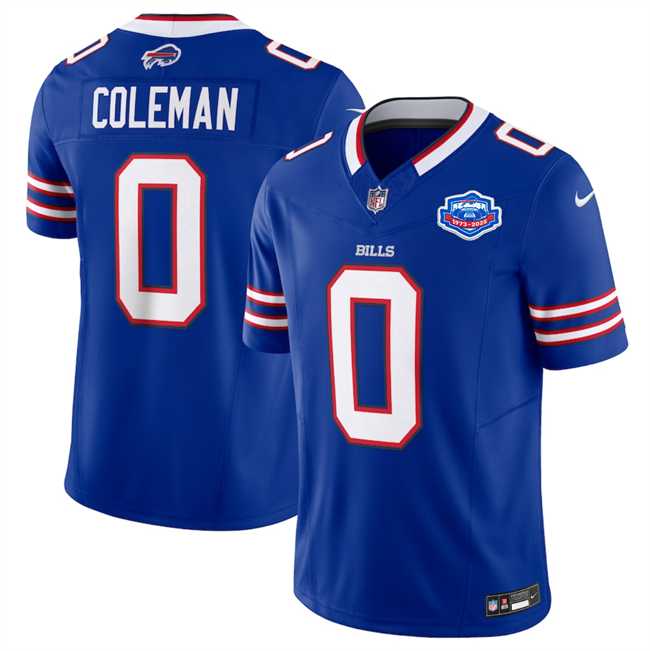 Mens Buffalo Bills #0 Keon Coleman Blue 2025 F.U.S.E. With Farewell Patch Vapor Untouchable Limited Stitched Jersey Dzhi->buffalo bills->NFL Jersey