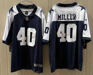 Men%27s Dallas Cowboys #40 Von Miller Limited Navy Alternate Jersey->cleveland browns->NFL Jersey