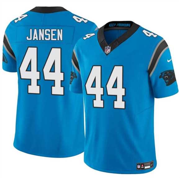 Men%27s Carolina Panthers #44 J.J. Jansen Blue 2025 F.U.S.E. Vapor Limited Stitched Jersey Dzhi->carolina panthers->NFL Jersey