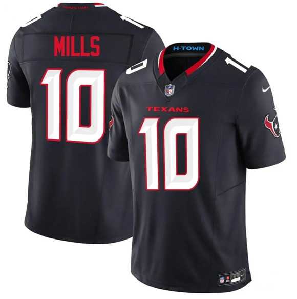 Men%27s Houston Texans #10 Davis Mills Navy 2nd Alternate 2026 F.U.S.E. Vapor Limited Stitched Jersey Dzhi->houston texans->NFL Jersey
