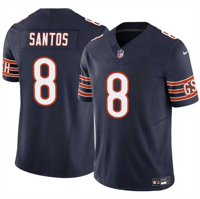 Men%27s Chicago Bears #8 Cairo Santos Navy 2025 F.U.S.E. Vapor Untouchable Limited Stitched Jersey Dzhi->carolina panthers->NFL Jersey