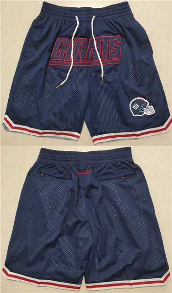 Men%27s New York Giants Navy Shorts (Run Small)->pittsburgh steelers->NFL Jersey