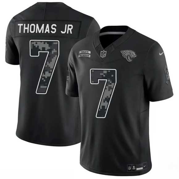 Men%27s Jacksonville Jaguars #7 Brian Thomas Jr. Black F.U.S.E. 2026 Salute to Service Limited Stitched Jersey Dzhi->indianapolis colts->NFL Jersey