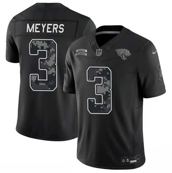 Men%27s Jacksonville Jaguars #3 Jakobi Meyers Black F.U.S.E. 2026 Salute to Service Limited Stitched Jersey Dzhi->indianapolis colts->NFL Jersey